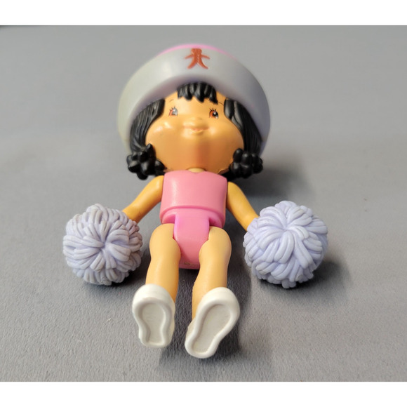 McDonald's Strawberry Ginger Snap Cheerleader Doll Poseable Toy 4" Tall - Picture 6 of 11